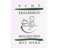 Seiffener Volkskunst Nussknacker Husar aubergine ca. 37 cm Esche lasiert, Erzgebirgskunst, Weihnachtsdeko
