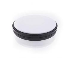 PrimeMatik - Elektrish rotierende drehteller 15cm Weiss