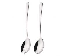 FOXAS Salatbesteck Set Edelstahl 304 Salatlöffel