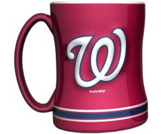 Boelter Brands MLB Cappuccinotasse 15 oz, 230617, Washington Nationals, 14 Ounce