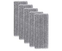 FBGood Mikrofaser Ersatz Mop Cloth, Waschbar Wischpads Haushalt Wiederverwendbar Sprühmopp Staubmopp Ersatz Wischtuch für Küchen Wohnzimmer Badezimmer Büro Bodenreinigung (C, 5 Stück)