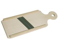 Gurkenhobel aus naturbelassenem Holz - mit Klingen aus gehärtetem Edelstahl / Abm.: 41 x 14 cm | ERK
