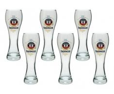 6 Erdinger Weißbier Weizen Gläser Glas Weizenglas 0,3l