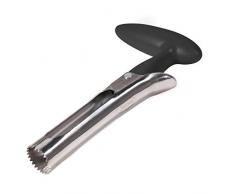 Apfelentkerner, Newness Premium Apple Entkerner Entferner, Edelstahl Apple oder Pear Core Entferner Werkzeug für Home & Küche mit scharfer gezackter Klinge Angle Handle, Black