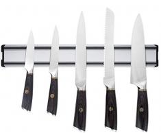 Grannys Kitchen Edelstahl Magnetleiste für Messer 46,5 cm/Messerhalter magnetisch - Wandmontage Wand Messerleiste Messerhalterung für die Küche