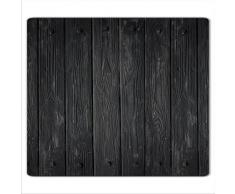 decorwelt | Herdabdeckplatte 60x52 cm Ceranfeldabdeckung 1-Teilig Universal Elektroherd Induktion für Kochplatten Herdschutz Deko Schneidebrett Sicherheitsglas Spritzschutz Glas Holz