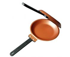 LXYZ Kochtöpfe, Bratpfanne Doppelseitige Antihaft-Kupfer-Bratpfanne Ceramic Pancake Maker Induktionsbratpfanne Kochtopf Ofen und spülmaschinenfestes Zubehör Bratpfanne