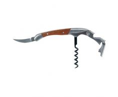 Laguiole Kellnermesser Sommeliermesser aus Holz und Stahl Korkenzieher, Kapselheber und Flaschenöffner, aus schönem Bambus