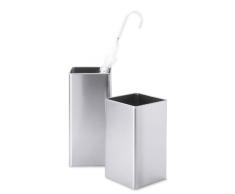 ZACK 50477 ANGOLO Papierkorb, Edelstahl matt