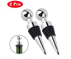 BEIAOSU Wein Stopfen - 2 Stück Flaschenverschluss für die Weinsammlung Bier Saver Sealer