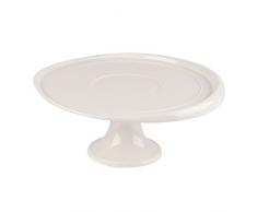 Villeroy & Boch - Clever Baking Kuchenplatte auf Fuß, Platte für raffinierte Kuchen, Premium Porzellan, weiß, spülmaschinenfest, 32 cm