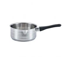SSW Olive Kasserolle mit Ausguss, Edelstahl, Ø 12 cm, 0,6 l