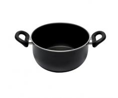 BALLARINI Firenze Kasserolle 2 Griffe, Cortan, Schwarz, Durchmesser 28 cm