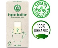 Lebensbaum Papier-Teefilter Gr. 2 (100 Stück), 12Er Pack (12 X ) 2000 G