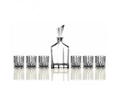 Spiegelau & Nachtmann 90025, 7-teiliges Whisky-Set, 1 Dekanter+ 6x Whisky-Becher, Aspen