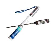 QWERTOUR Digital-Küche-Thermometer für Fleisch Wasser Milch Kochen Nahrungsmittelprüfspitze Grill elektronischen Backofen-Thermometer Küchenhelfer