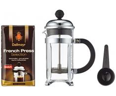 Dallmayr Kaffee Bodum Chambord Kaffeebereiter (3 Tassen) und French Press Selection (250g), 1er Pack