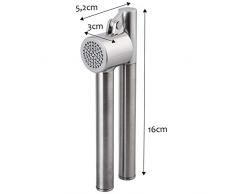 KADAX Knoblauchpresse, Garlic Press, Knoblauchschneider aus rostfreiem Edelstahl, praktischer Küchenhelfer, Spülmaschinenfest, robuster, ergonomischer Griff