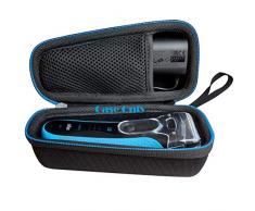 Tasche für Braun Series 3 ProSkin 3040s Braun 300 Braun ProSkin 3030s ProSkin 3020s Braun 3010BT ProSkin 3050cc 3090cc 3030s 310 3020S Elektrorasierer Hülle Etui Taschen Tragetasche von LAVSS,Schwarz