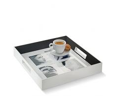 Philippi Family Fototablett, Holz, Weiß, 30 x 30 x 4.5 cm