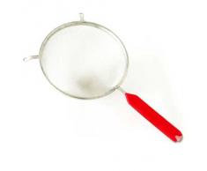 Axentia 200745 Passiersieb Edelstahl 18 cm, Farblich sortiert ( roten/weißen Griff)