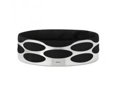 Stelton x-28-3 Embrace Brotschale, Edelstahl, schwarz , 23 x 23 x 7 cm
