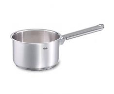 Fissler family line / Edelstahl-Stielkasserolle (1,9 L - Ø 16 cm) mit Schüttrand, spülmaschinen-und backofengeeignet, alle Herdarten - auch Induktion