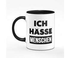 Ich Hasse Menschen Tasse - Kaffeetasse - hochwertige Qualität - Kaffee