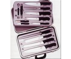 Victorinox Erwachsene Zubehör Kochkoffer klein Nylongriffe Besteckkasten, schwarz, One Size