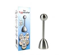 Der Eggsecutor ★ Eierköpfer aus hochwertigem Edelstahl I zeitsparender Eierschneider ★ Bonus: Gratis eBook mit unwiderstehlichen Eier Rezepten