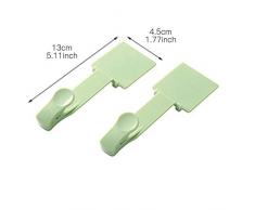 Zyhoue Klebehaken-Handtuchhaken 2pcs Set Starke Sticky aufhänger Wand Montiert Haken für Küchenschienen Badezimmer Halter Wand Haken Haushaltsaufbewahrung aufhänger