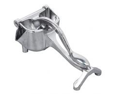 Manda Stell Edelstahl Zitronenpresse Manuelle Limettenpresse Küche Obst Handpresse Werkzeug, 0, silber