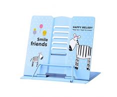 Tumao Leseständer Buchstützen Buchständer Book Stand für Küche und Büro als Kochbuchhalter und Leseständer Buchstütze Blau