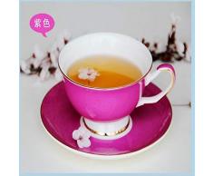 GFHTH 220 Ml, Buntes Bone China Kaffeetasse- Und Untertassen-Set, Café Termos-Kaffeetasse, Cappuccino-Tassen-Set Kaffeetasse Und Untertasse