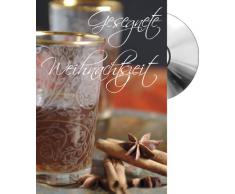 Gesegnete Weihnachtszeit CD-Card (Motiv Teeglas)