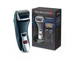 Remington Elektrischer Rasierer Herren F7800 (+LED Minuten-Display, Netz-/Akkubetrieb), Trocken-Rasierapparat, Präzisionstrimmer, Abwaschbar (Folienrasierer)