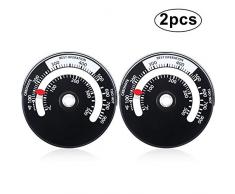 Magnetisch Holz Ofen Thermometer Feuer Ofen Rohr Thermometer Rauchrohr Temperatur Meter zur Vermeidung Ofen Ventilator Durch Überhitzung Beschädigt (2)