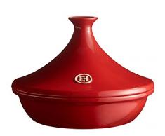 Emile Henry 349532 Keramik Rote Tajine E-Box, 3,50 Ltr