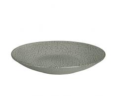 Broste Copenhagen 14531581 Pasta Teller - tiefer Teller - Keramik - Nordic Sea - grau Ø 29 cm