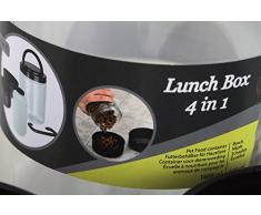 4 in 1 Lunchbox für Hunde Futterbehälter Wassernapf Futternapf