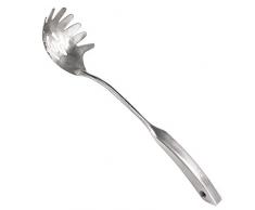 Spaghettilöffel, Newness 304 Edelstahl Spaghettiheber, 36,39 cm Nudellöffel mit Vakuum Ergonomischem Griff, Nudelkelle Nudelzange für Küche, Spülmaschinengeeignet