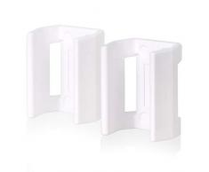 Wicked Chili Wandhalterung kompatibel mit Oral-B Stages Power Kids elektrische Kinderzahnbürste, Zahnbürsten Halterung zur Befestigung an Fliese und Wand (selbstklebend, 2er Set)