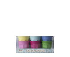 Rice Melamin Becher 6er Set klassische Farben 9 cm hoch
