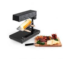 Klarstein Appenzell 2G Schweizer Raclette Grill - Käse-Raclette, Tischgrill, Standgerät, traditionelles Käseschmelzen, Leistung: 600 Watt
