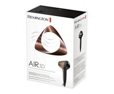 Remington Ionen-Haartrockner Air3D D7777, einzigartiger 3D-Luftstrom, innovatives Design, zwei Stylingdüsen, Diffusor, bronze