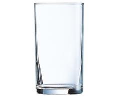 TableRoc 700322 Düsseldorf Altbierbecher, Bierstange, Bierglas, 240ml, mit Füllstrich bei 0.2l, Glas, transparent, 12 Stück