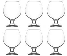 Cognac Gläser Set Cognacschwenker Weinbrand Brandy Gläser bauchig 6 Stück