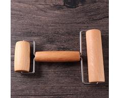 Healifty Teigroller Nudelholz Rollstab aus Holz für Bäcker Fondant Kuchen Pie Pizza Cookie