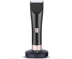 JKFZD Professionelle Haarschneider Electric Hair Trimmer Clipper Herrenrasierer Friseur Haircut Maschine Cordless Haircut (Color : Black)