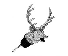 Weinflaschenverschluss Innovative Legierung Weinstopper Gießen Hirsch Kopf Mund Wein Stopper Sauce Flaschen Verschlüsse Zink Das flüssige Leitgerät Küchenwerkzeuge